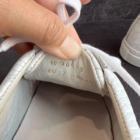 Axel Arigato White Croc Embossed Clean 90 Sneakers – Size 6.5 - Picture 6 of 10